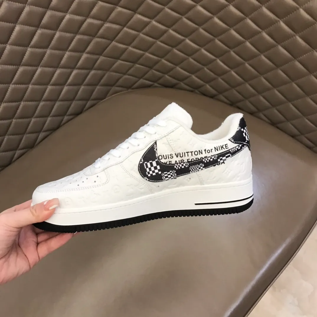 Men's shoes 💰p420 "*OUIS *UITTO*" x OFF-WHITE x Nike tripartite collaboration! Trendy and cool men's casual sports shoes with unrivaled color matching. The design idea basically continues the style of THE TEN. The Swoosh line and tongue label have a very familiar visual effect and are both fashionable and trendy! A must-have for fashionistas! The effect on your feet is absolutely stunning! (The original drawer packaging accessories are complete) Code number 38-45